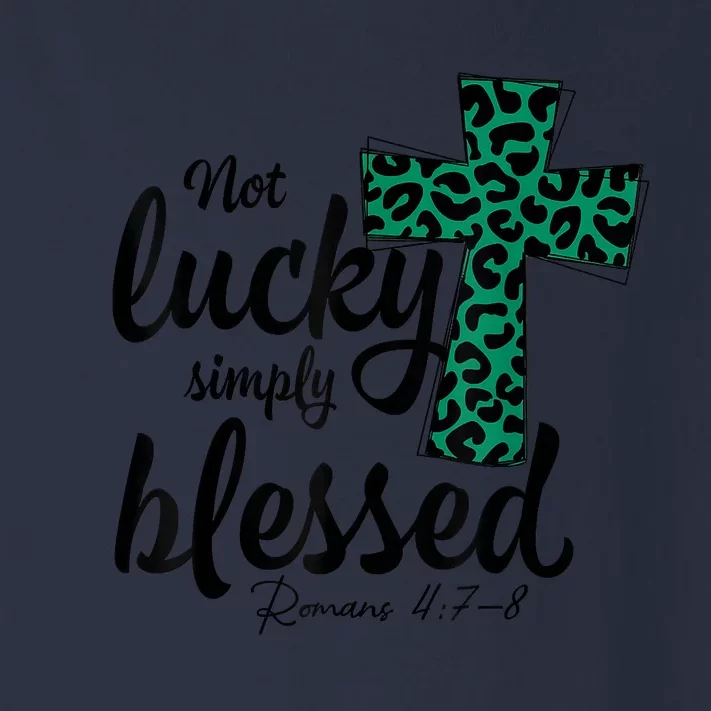 Not Lucky Simply Blessed Christian St Patricks Day Irish Toddler Long Sleeve Shirt