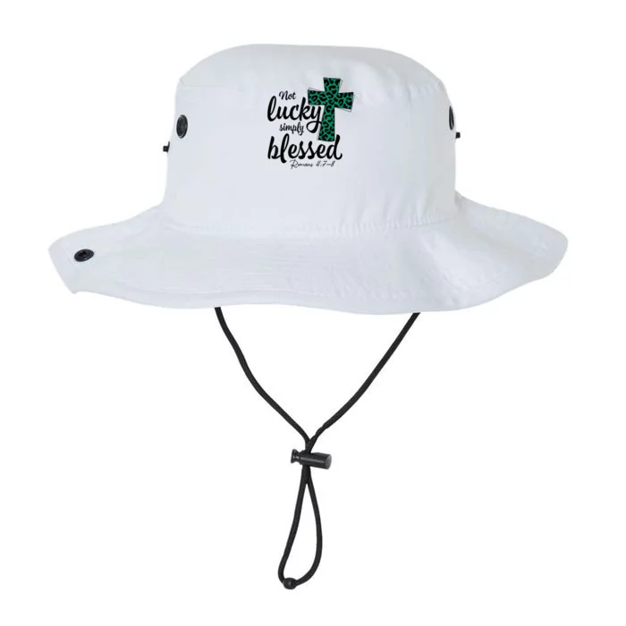 Not Lucky Simply Blessed Christian St Patricks Day Irish Legacy Cool Fit Booney Bucket Hat