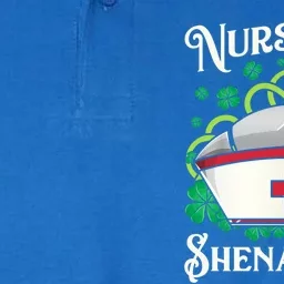 Nurses Love Shenanigans St Patricks Day Irish Nurse Emt Gift Softstyle Adult Sport Polo