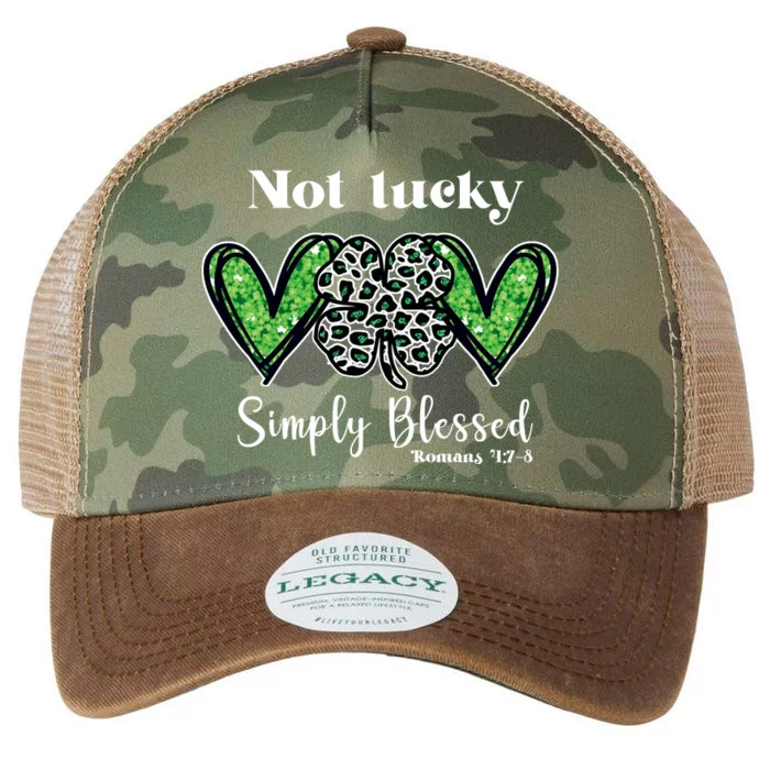 Not Lucky Simply Blessed Clover Legacy Tie Dye Trucker Hat