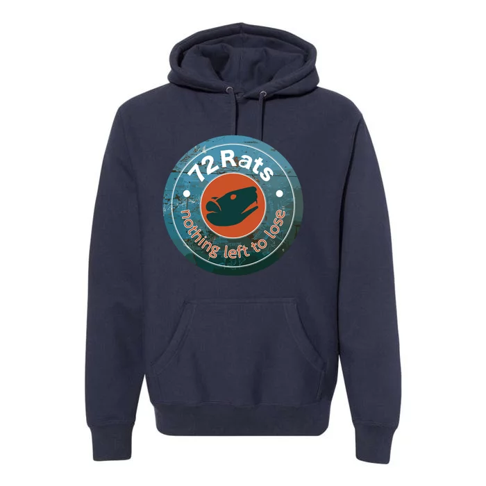 Nothing Left To Lose Circle Design Premium Hoodie