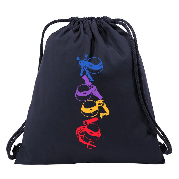 Ninja Lovers Turtle Fan Drawstring Bag