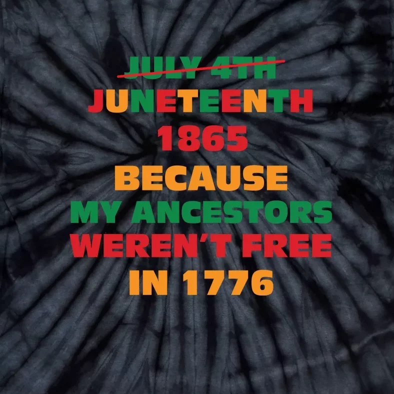 Never Let Them Forget For Juneteenth Day Gift Tie-Dye T-Shirt