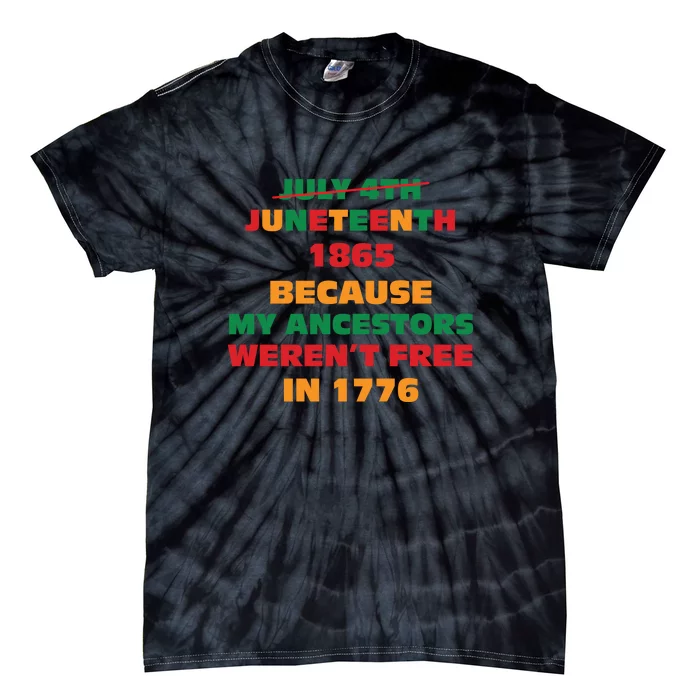 Never Let Them Forget For Juneteenth Day Gift Tie-Dye T-Shirt