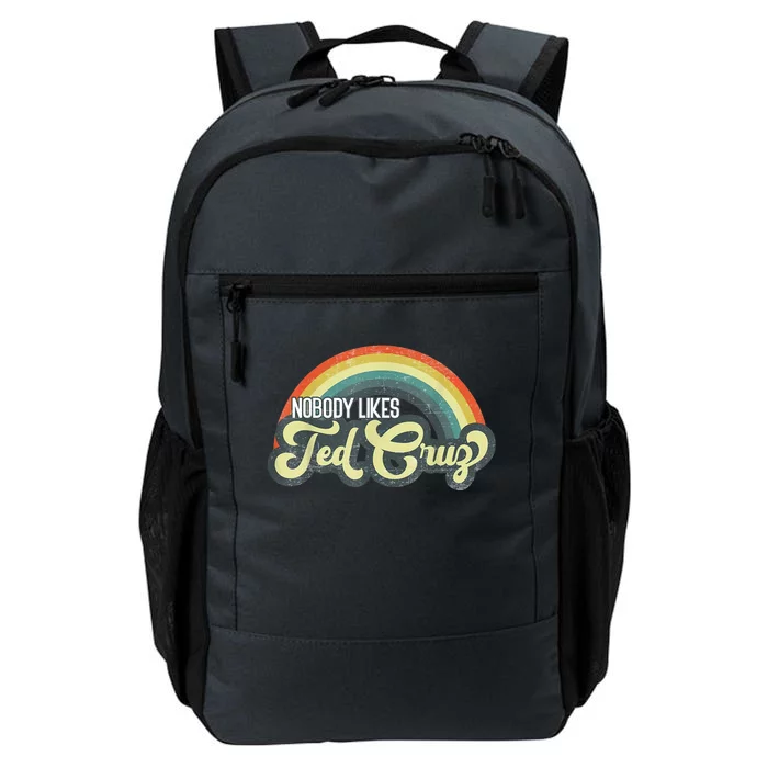 Nobody Likes Ted Cruz Rainbow Vintage Daily Commute Backpack