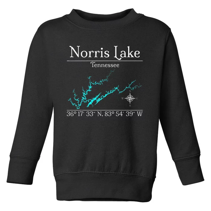 Norris Lake Tennessee Toddler Sweatshirt