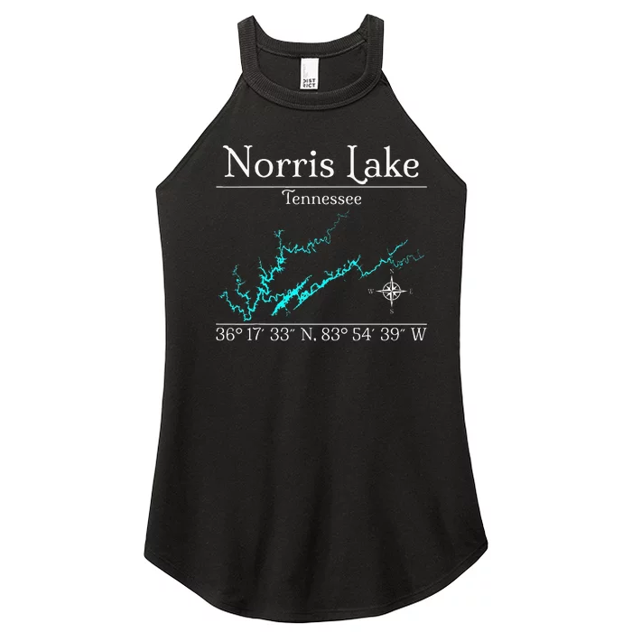 Norris Lake Tennessee Women’s Perfect Tri Rocker Tank