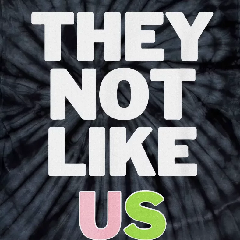 Not Like Us P.I.N.K And Green Tie-Dye T-Shirt