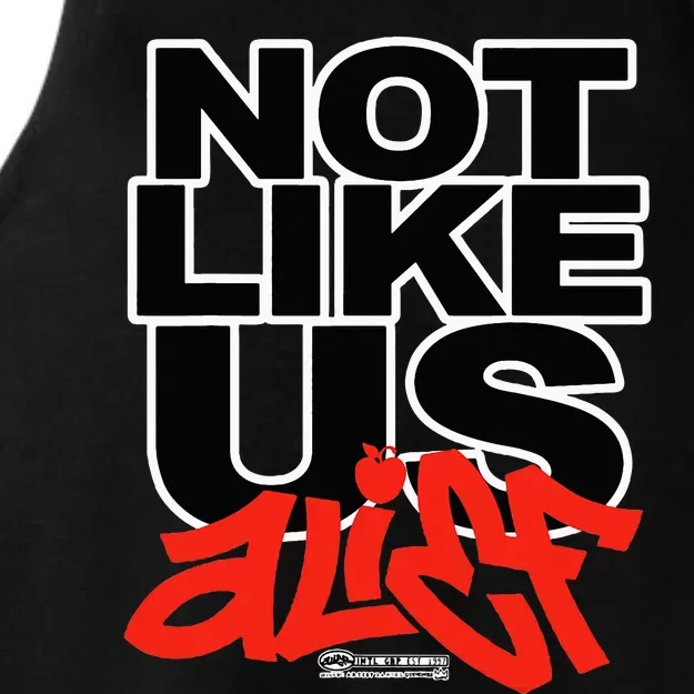 Not Like Us Alief Ladies Tri-Blend Wicking Tank