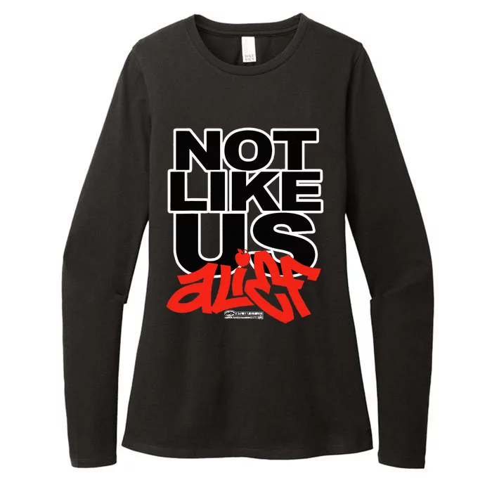 Not Like Us Alief Womens CVC Long Sleeve Shirt