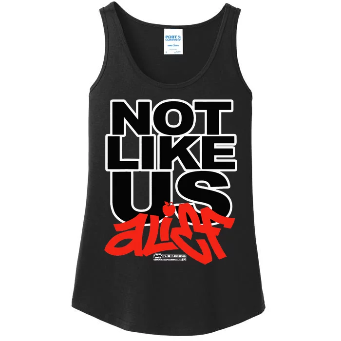 Not Like Us Alief Ladies Essential Tank