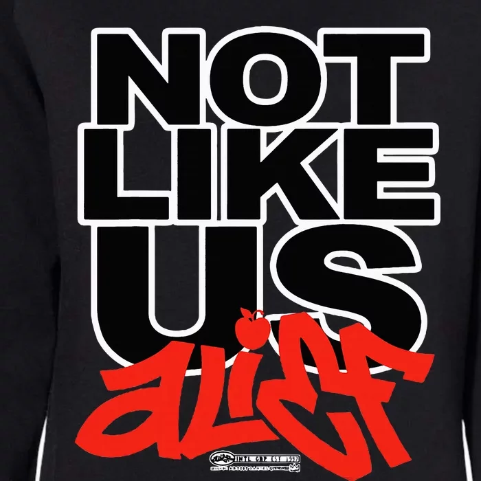 Not Like Us Alief Womens California Wash Sweatshirt