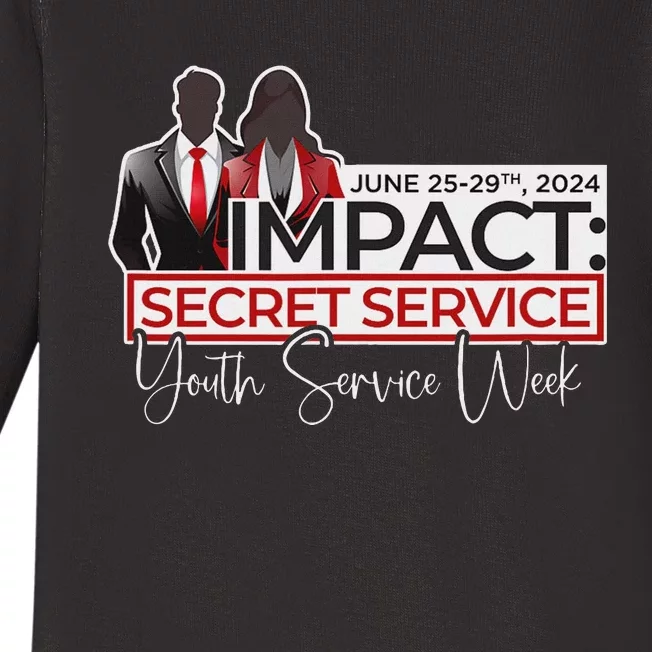 New Life Vineyard Impact Secret Service Baby Long Sleeve Bodysuit