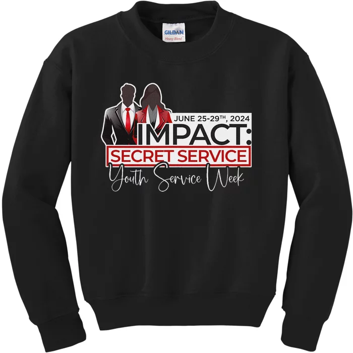 New Life Vineyard Impact Secret Service Kids Sweatshirt