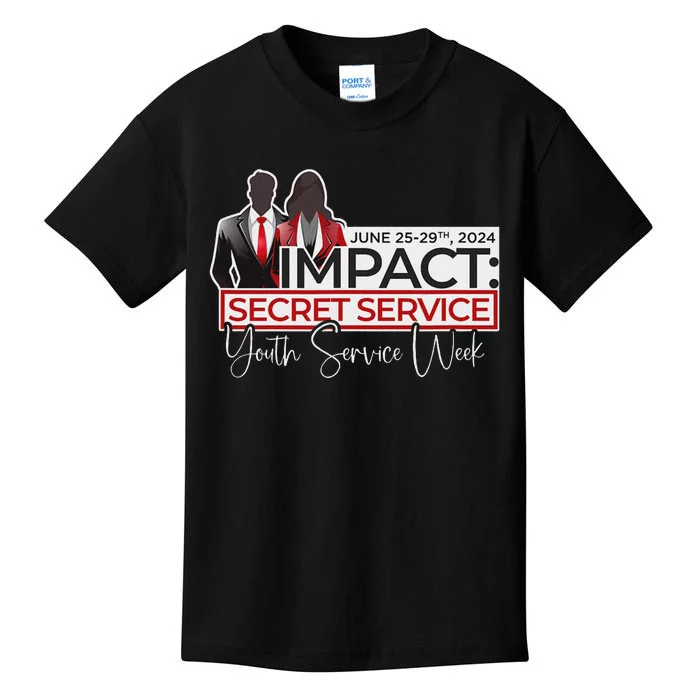 New Life Vineyard Impact Secret Service Kids T-Shirt