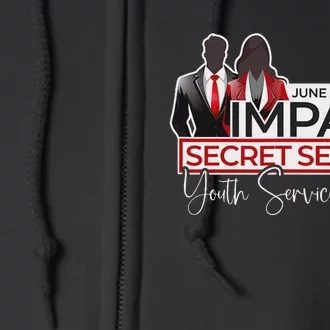 New Life Vineyard Impact Secret Service Full Zip Hoodie