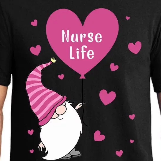 Nurse Life Valentine Gnome Nurse Gift Valentines Day Gift Pajama Set