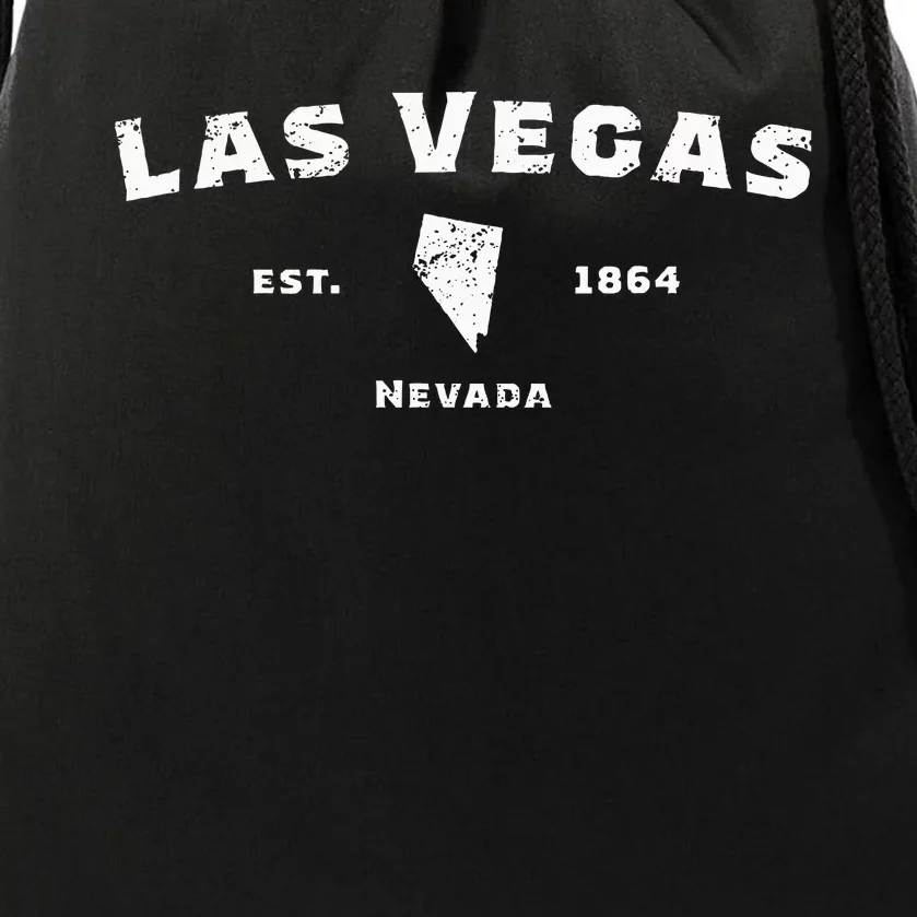 Nevada Las Vegas Drawstring Bag