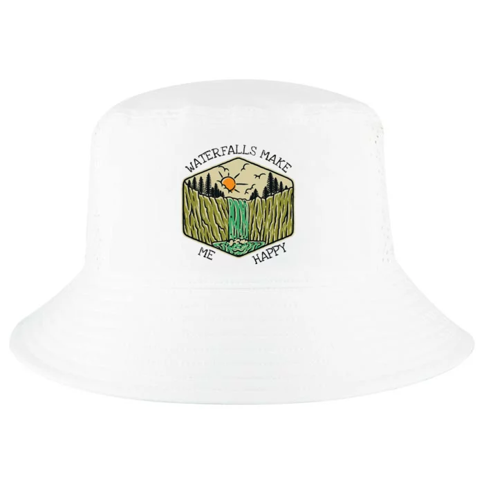 Nature Lover Waterfall Lovers Waterfall Happy Love Hiking Cool Comfort Performance Bucket Hat