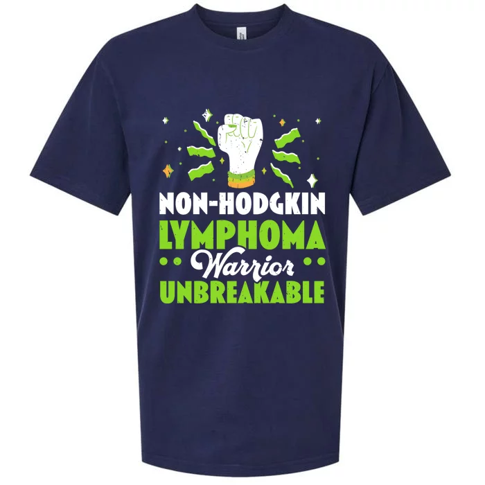 Nongifthodgkin Lymphoma Warrior Unbreakable Cancer Fighter Cute Gift Sueded Cloud Jersey T-Shirt