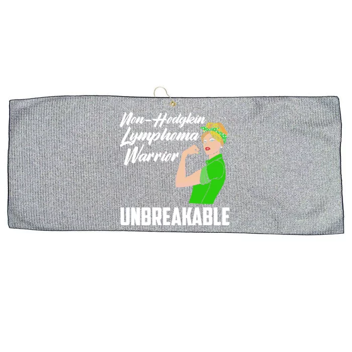 Nongifthodgkin Lymphoma Warrior Nongifthodgkin Lymphoma Awareness Cool Gift Large Microfiber Waffle Golf Towel