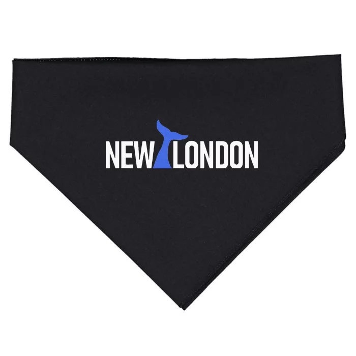 New London Whale Tail USA-Made Doggie Bandana