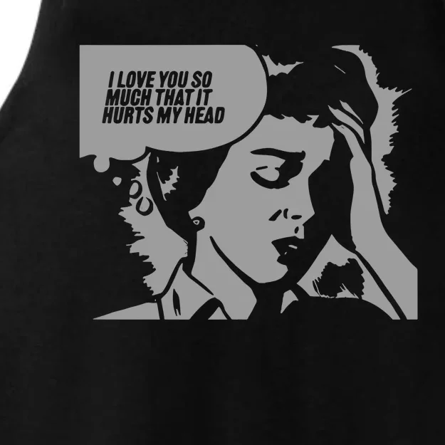 New Love You So Much Ladies Tri-Blend Wicking Tank