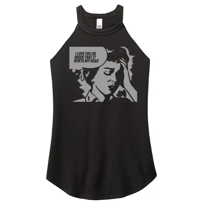 New Love You So Much Women’s Perfect Tri Rocker Tank