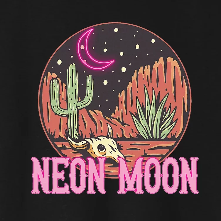 Neon Moon 90s Country Music Women's Crop Top Tee