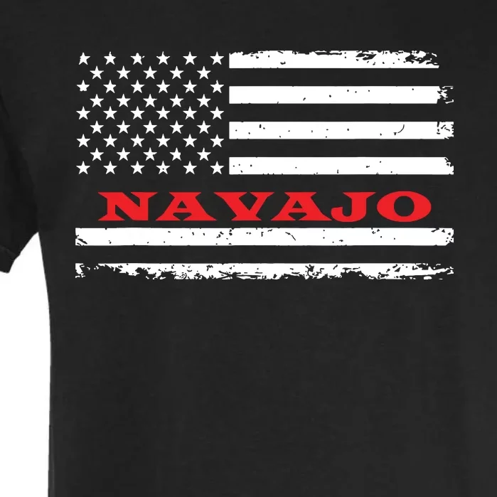 New Mexico American Flag Navajo Usa Patriotic Souvenir Garment-Dyed Heavyweight T-Shirt