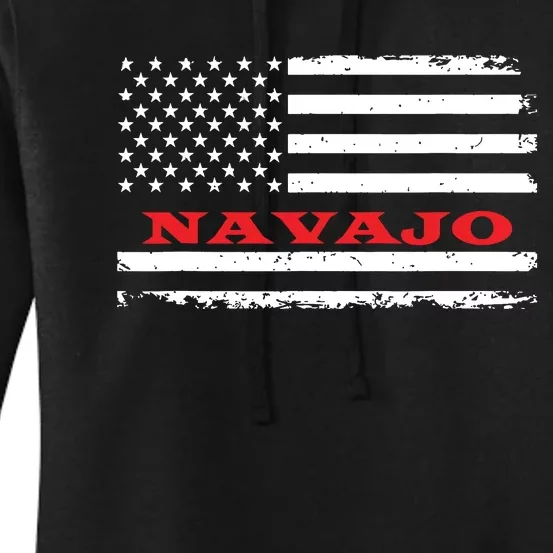 New Mexico American Flag Navajo Usa Patriotic Souvenir Women's Pullover Hoodie