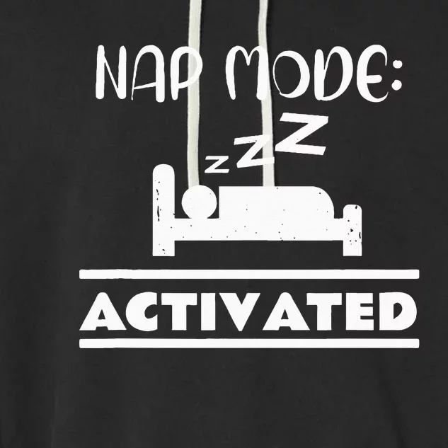 Nap Mode Activated Garment-Dyed Fleece Hoodie