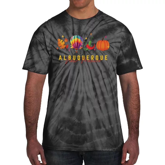 New Mexico Albuquerque Balloon Hot Air Balloon Festival Tie-Dye T-Shirt