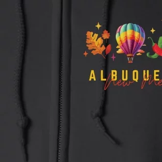 New Mexico Albuquerque Balloon Hot Air Balloon Festival Full Zip Hoodie