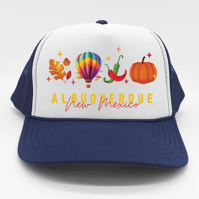 New Mexico Albuquerque Balloon Trucker Hat