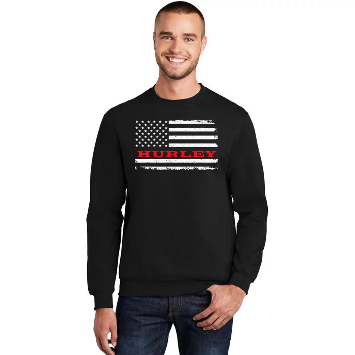 New Mexico American Flag Hurley USA Patriotic Souvenir Tall Sweatshirt