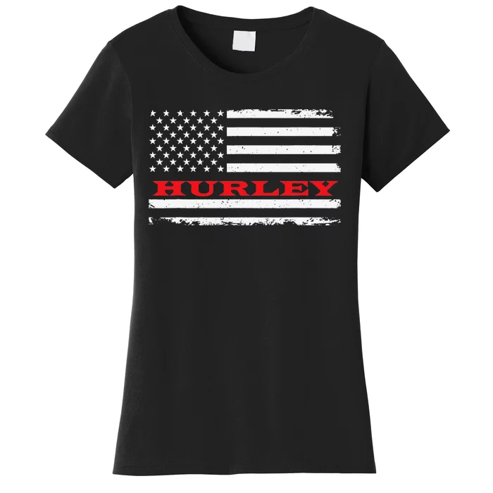 New Mexico American Flag Hurley USA Patriotic Souvenir Women's T-Shirt