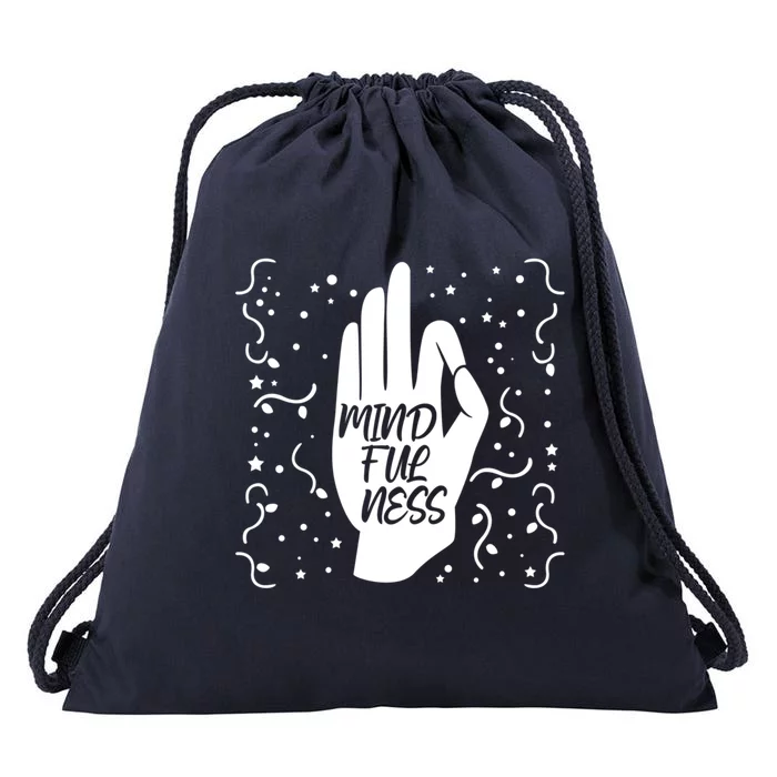 Namaste Mindfulness And Self Awareness Gift Drawstring Bag