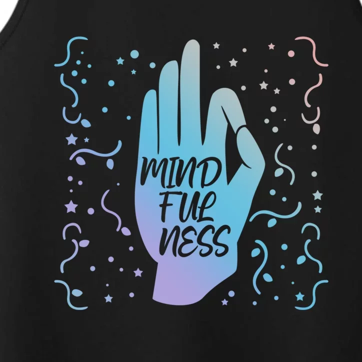 Namaste Mindfulness And Self Awareness Great Gift Performance Tank