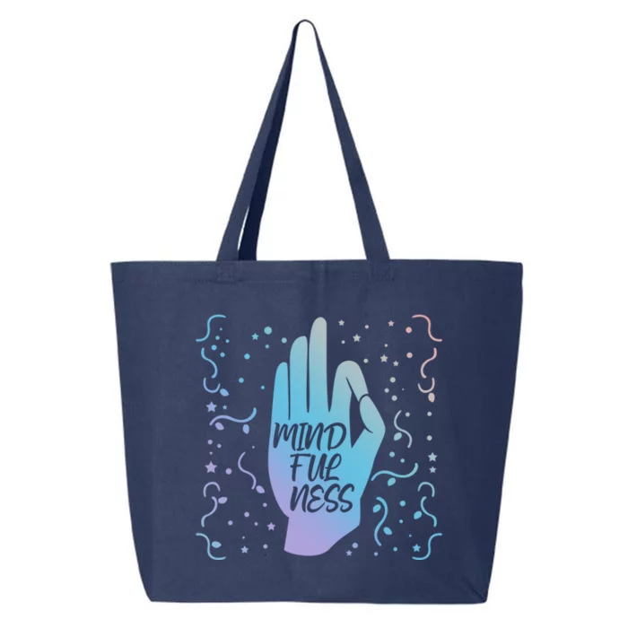 Namaste Mindfulness And Self Awareness Great Gift 25L Jumbo Tote