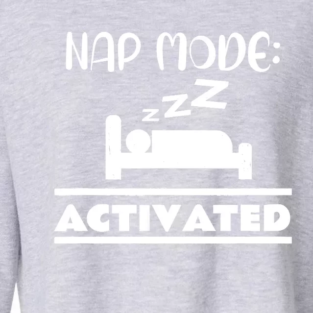 Nap Mode Activated Cropped Pullover Crew