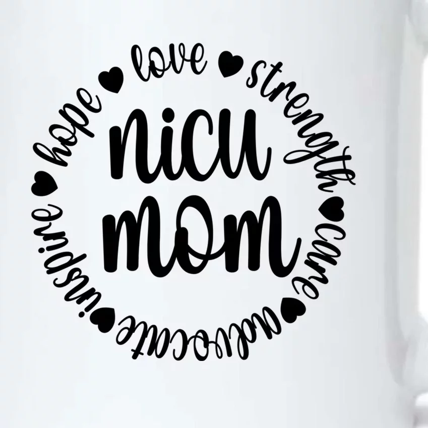 Nicu Mom Appreciation Micro Preemie Mom Nicu Warrior Gift Black Color Changing Mug