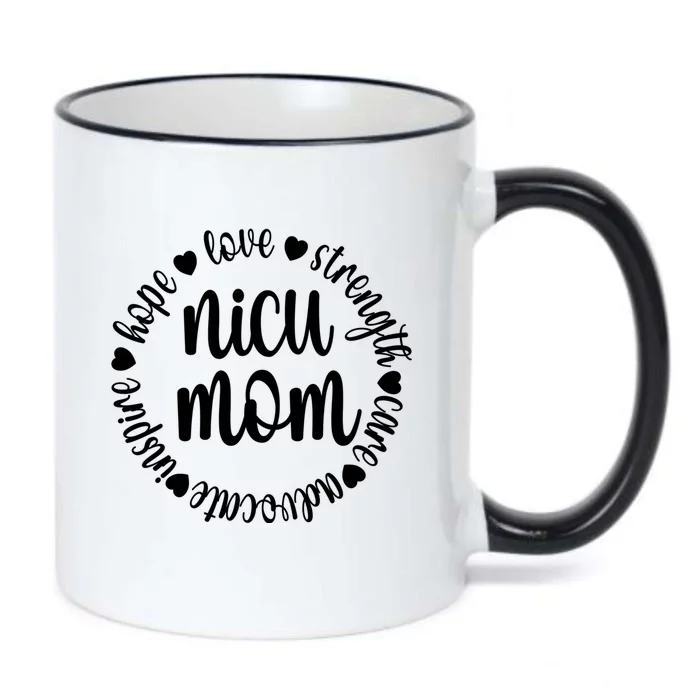 Nicu Mom Appreciation Micro Preemie Mom Nicu Warrior Gift Black Color Changing Mug