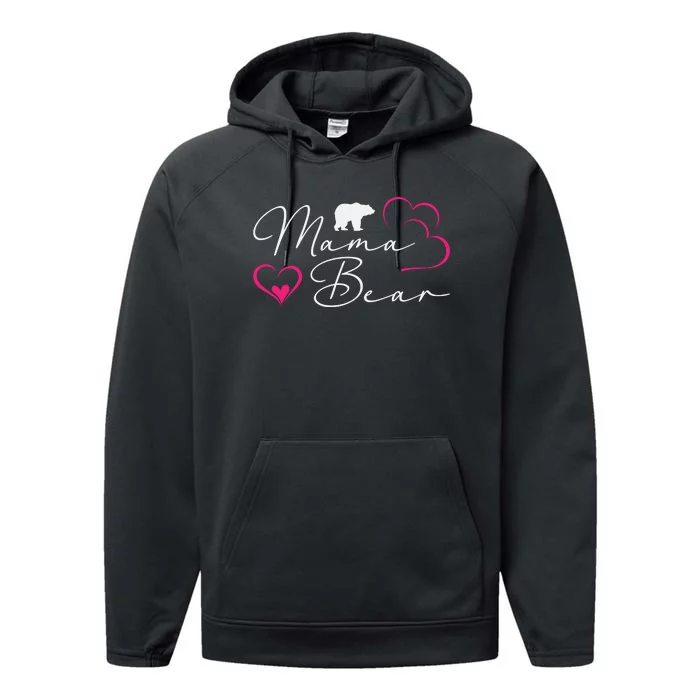 Nlife Mama Bear Mothers Day Performance Fleece Hoodie