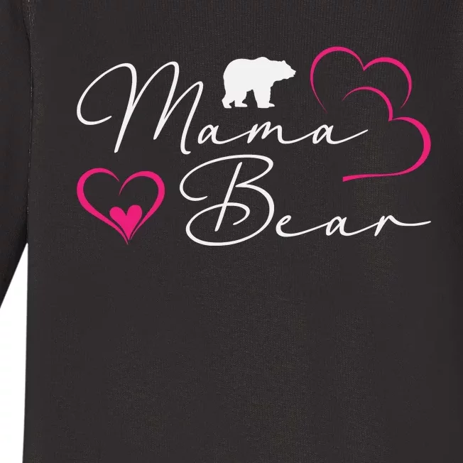 Nlife Mama Bear Mothers Day Baby Long Sleeve Bodysuit