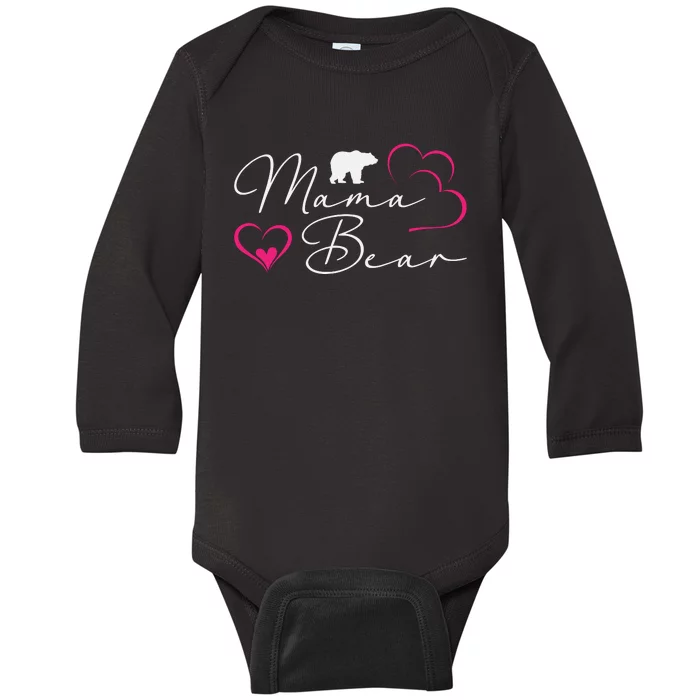 Nlife Mama Bear Mothers Day Baby Long Sleeve Bodysuit