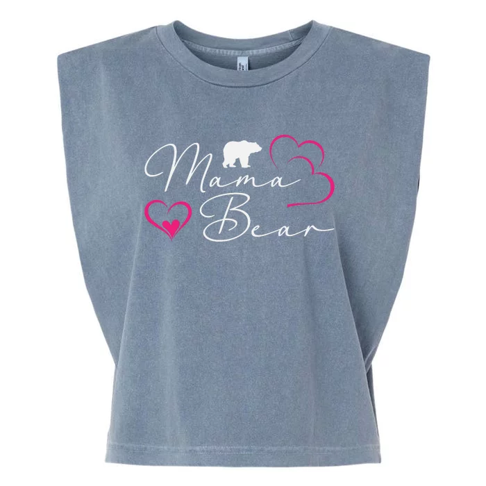 Nlife Mama Bear Mothers Day Garment-Dyed Women's Muscle Tee