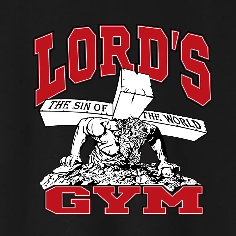 New Motivation BodyBuilder The Lord's Gym Cool Design Women's Crop Top Tee