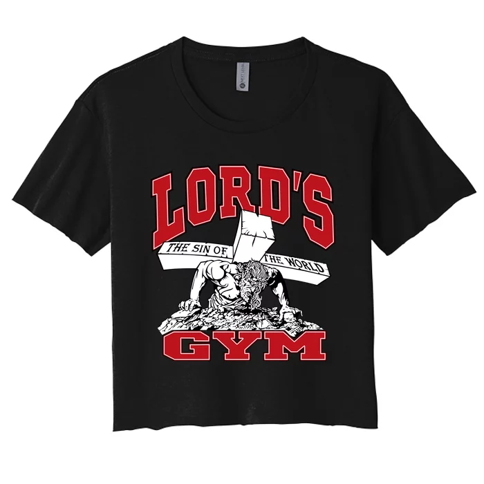 New Motivation BodyBuilder The Lord's Gym Cool Design Women's Crop Top Tee