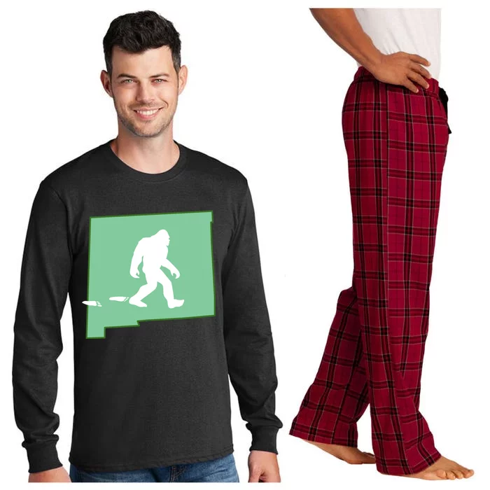 New Mexico Bigfoot Hunter State Gift Long Sleeve Pajama Set